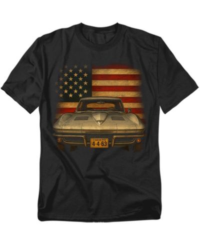 Corvette Men's Chevrolet USA Flag T-Shirt