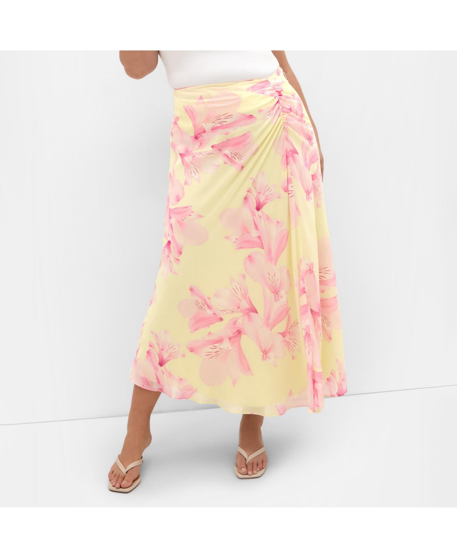 CITY CHIC Женский Soiree Print Maxi Skirt