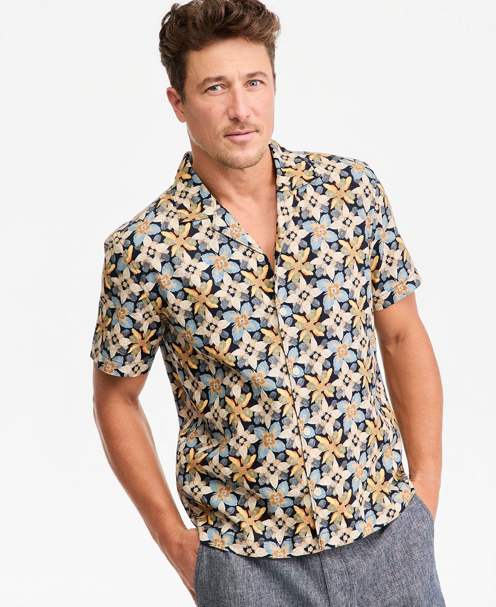 Мужская рубашка Sun + Stone Short-Sleeve Camp Preston
