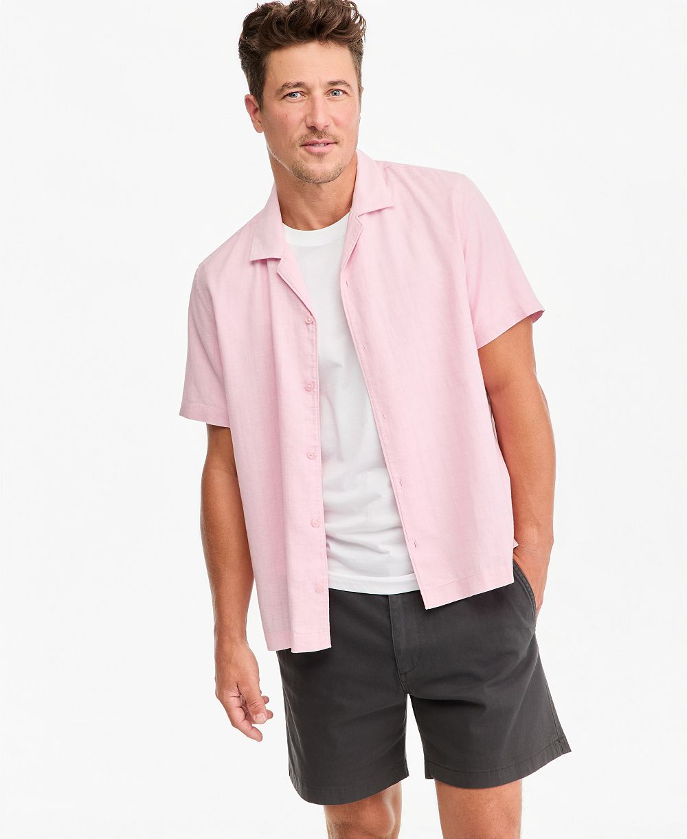 Рубашка Sun + Stone Men's Short-Sleeve Camp James