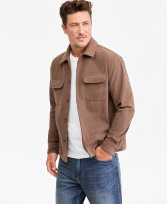 Sun + Stone Men's Long-Sleeve Corduroy Shirt, Macy's Exclusive