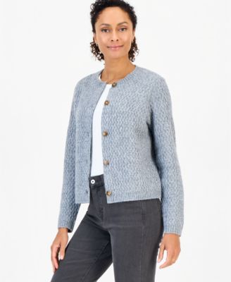 Style & Co Women's Stitch Crewneck Cardigan, Macy's Exclusive