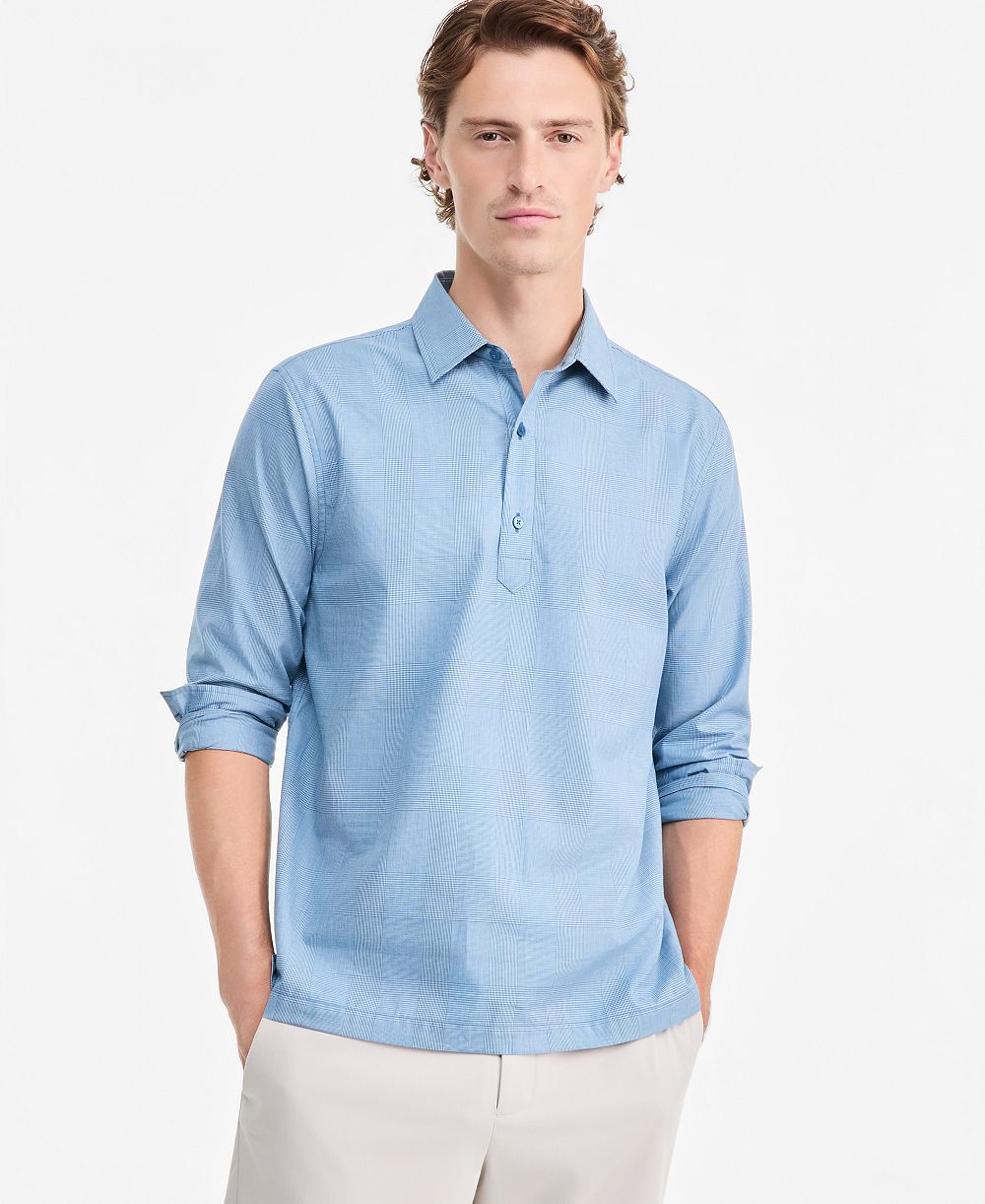 Alfani мужская рубашка в клетку с длинным рукавом, эксклюзив Macy's