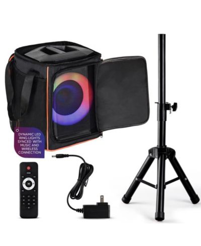Pyle 8 True Wireless Stereo LED Lights Speaker System