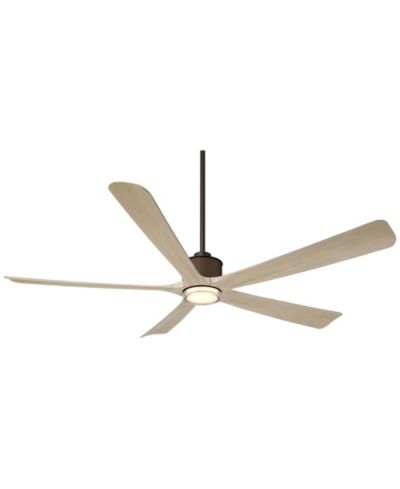 Casa Vieja 60" Casa Vieja Hex Oak LED Ceiling Fan with Remote