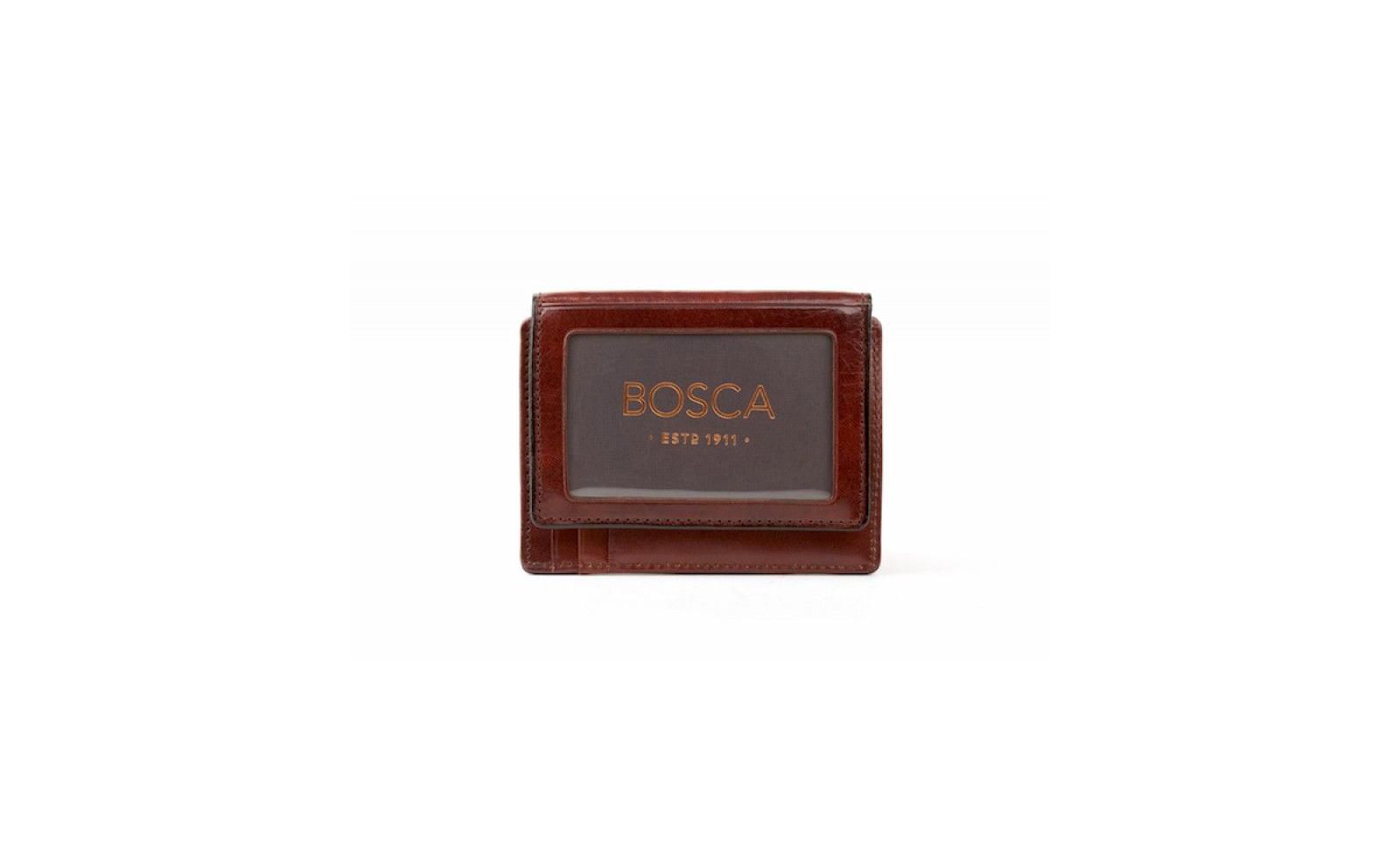 Мужской кожаный кошелек Bosca Old Front Pocket ID