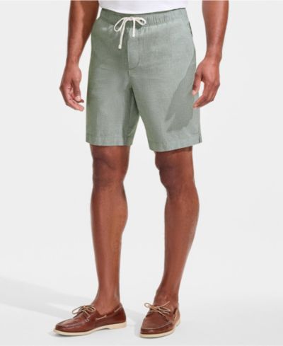 Lands' End мужские шорты для палубы из льняной смеси, 9 дюймов, на резинке