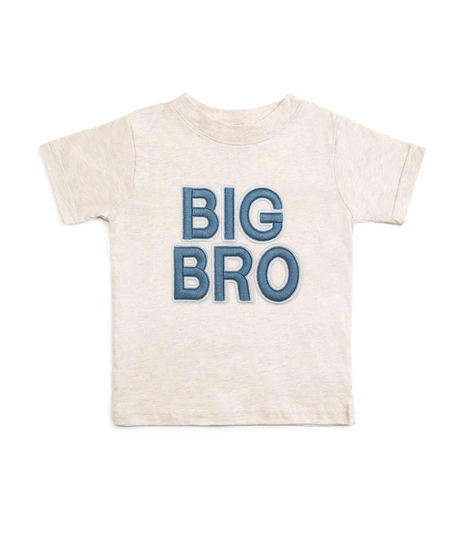 Sweet Wink Toddler Boys Bro Embroidered Patch Short Sleeve T-Shirt