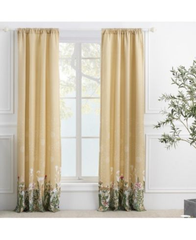 Парные оконные панели Barefoot Bungalow Greenland Dandelion 42x84"