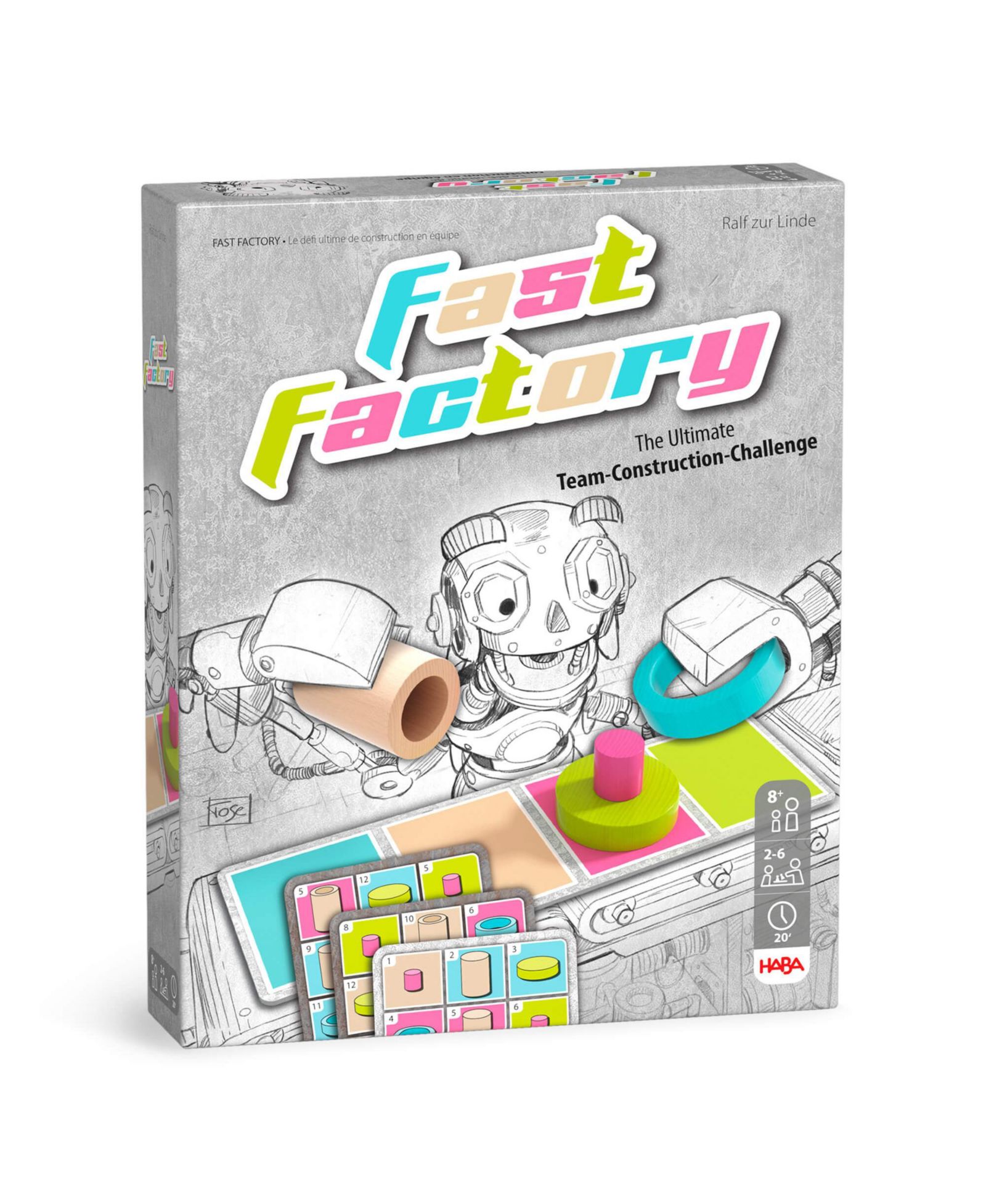 Настольная игра Haba Fast Factory: Exciting Robot-Themed Sequence Board Game