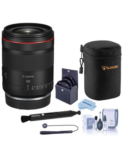 Canon RF 50mm f/1.4 L VCM Lens, Bundle with Included Value