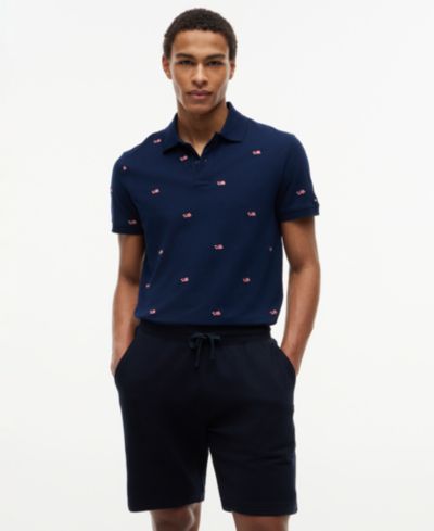 Tommy Hilfiger поло Мужской Embroidered Flag