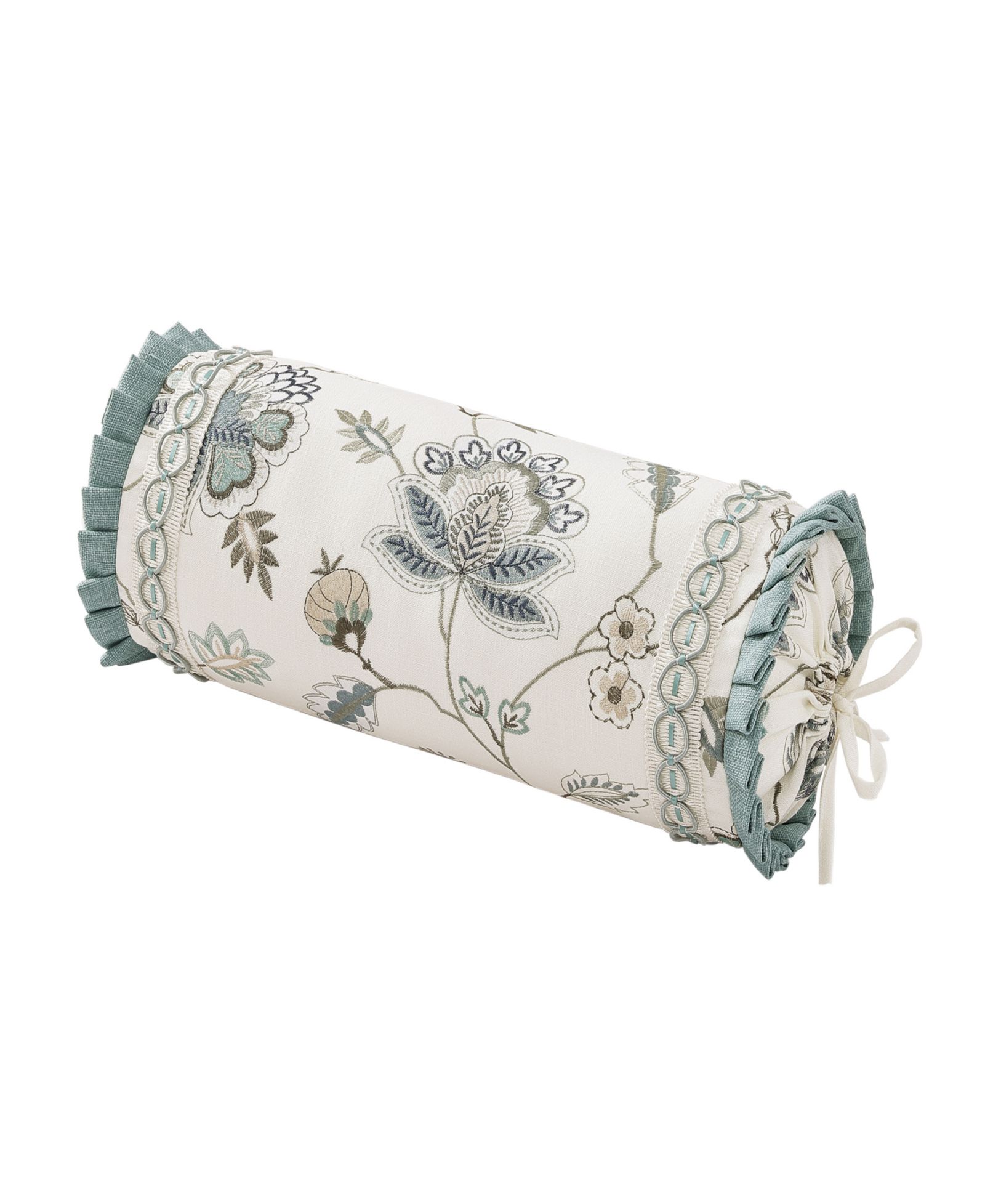J Queen New York Blossom View Neckroll Decorative Pillow, 7" x 17"