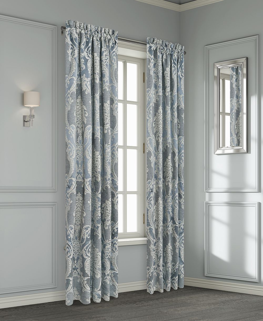 J Queen New York Queensbury Window Panel Pair, 50" x 84"