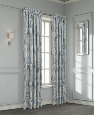 J Queen New York Queensbury Window Panel Pair, 50" x 84"