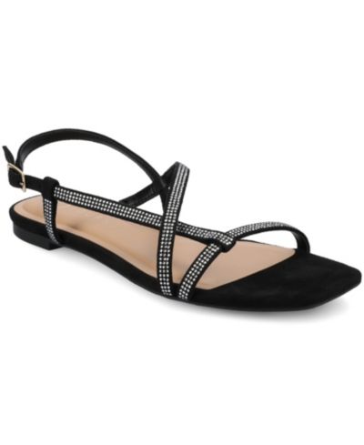 Journee Collection Женские сандалии Francis с блестками