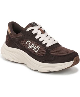 Fudge Brown Mesh/Faux Suede