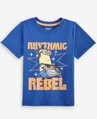 Детская футболка Epic Threads Toddler Boys' 12M-5T Rhythmic Rebel Minions