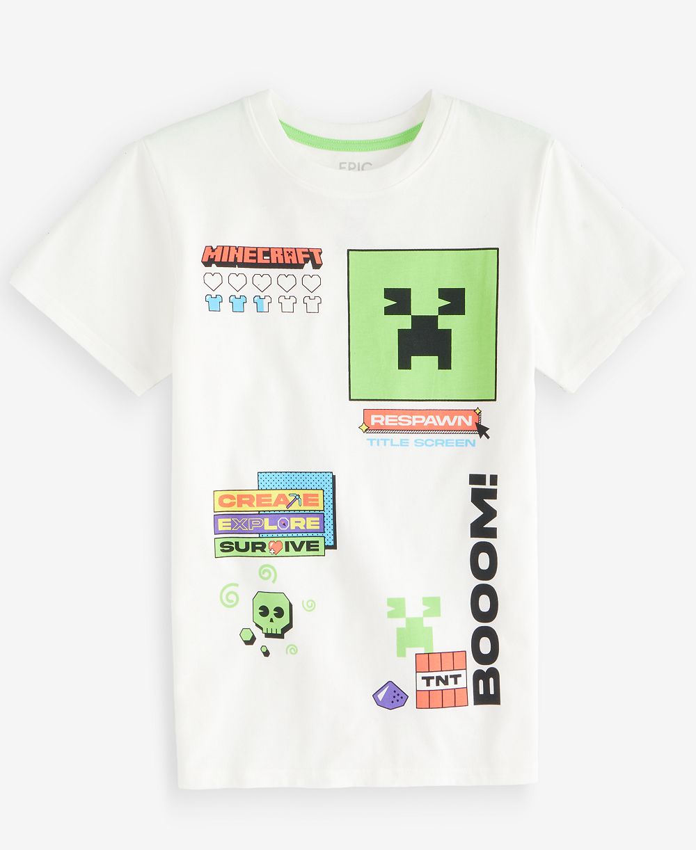 Epic Threads Boys' XS-XL Minecraft TNT Boom Short-Sleeve T-Shirt, Macy's Exclusive