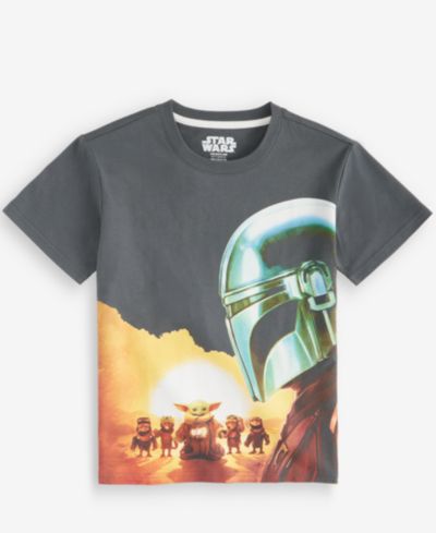 Детский графический T-shirt Epic Threads Mando & Grogu, XS-XL