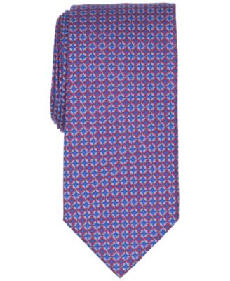 Club Room Мужской шелковый галстук Huntington Geometric Pattern