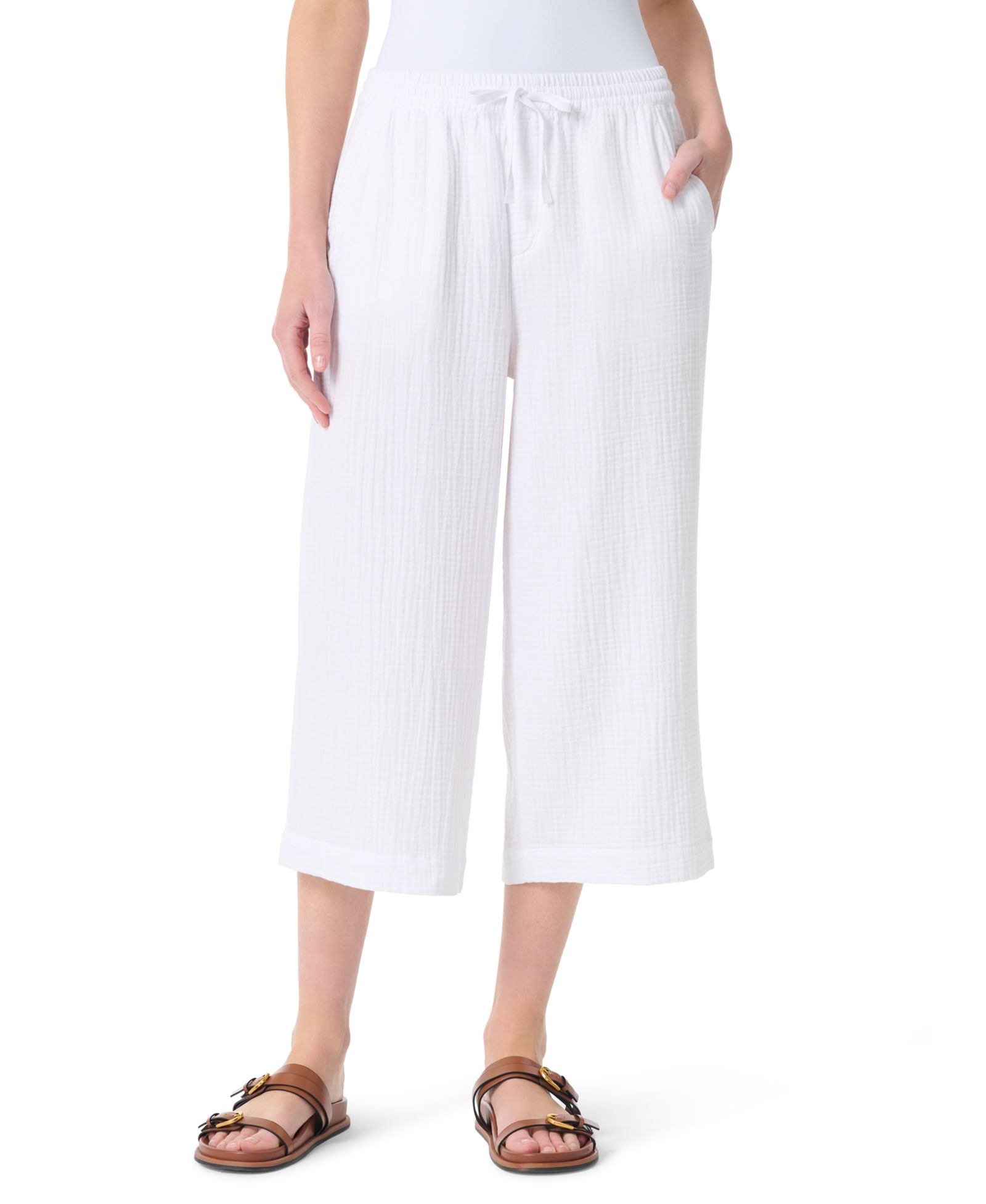 Женские брюки Gloria Vanderbilt Gauze High-Rise Wide-Leg