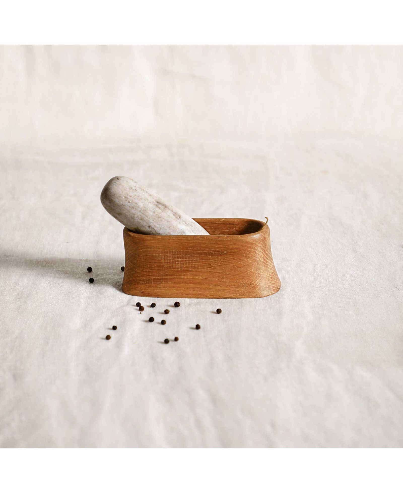 The Collective, Belfort Oak Mortar and Marble Pestle
