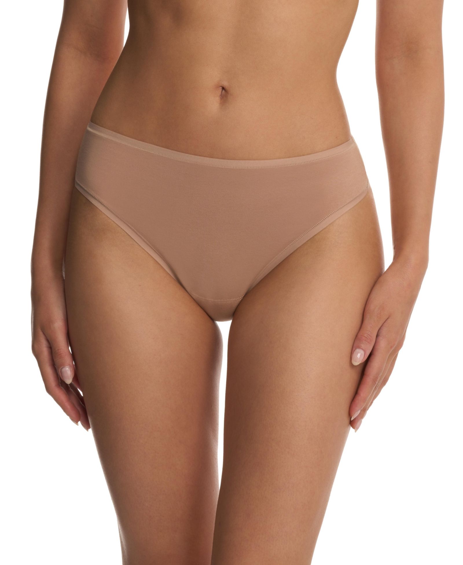 Natori трусики-стринги Bliss Bare из хлопка, женские