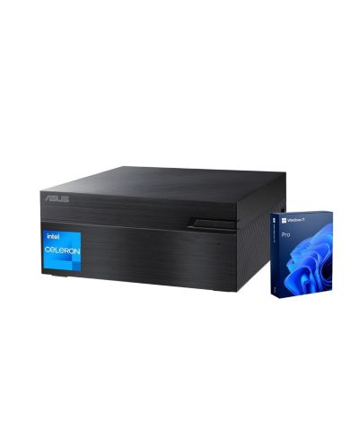 Мини-ПК ASUS ExpertCenter, Intel Celeron, 16GB RAM, 64GB eMMC + 2TB SSD, Windows 11 Pro - Black