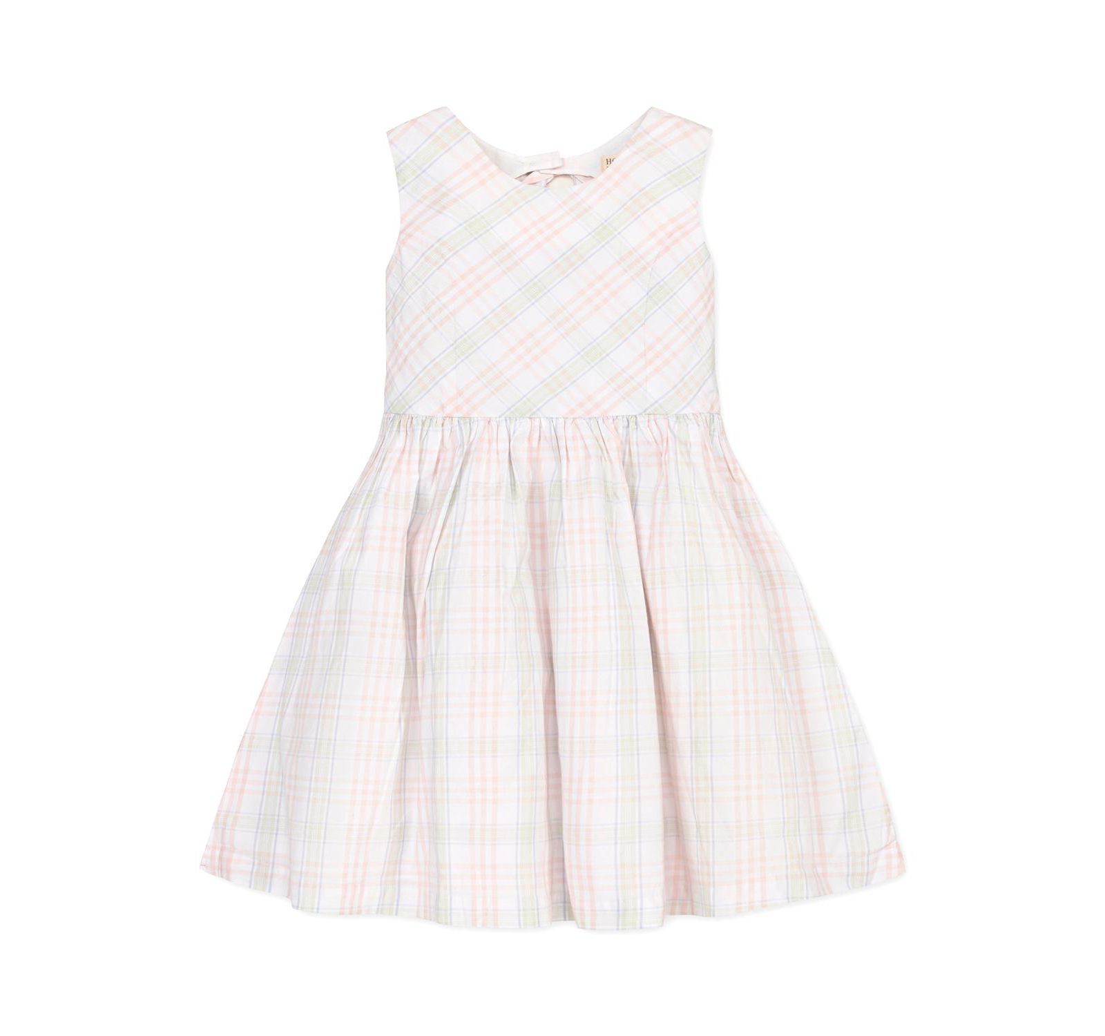 Hope & Henry Toddler Girls Organic Stretch Poplin Button Back Party Dress