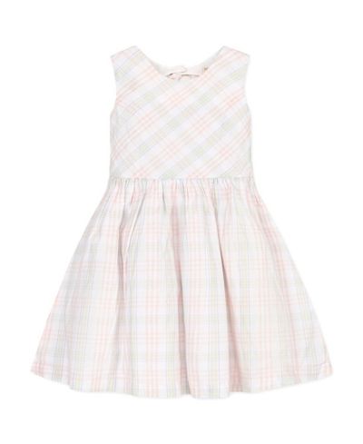 Детское праздничное платье Hope & Henry Toddler Girls Organic Stretch Poplin Button Back