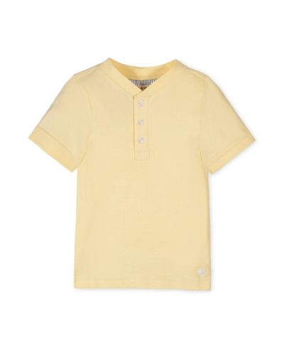 Hope & Henry Boys Organic Short Sleeve Henley Tee