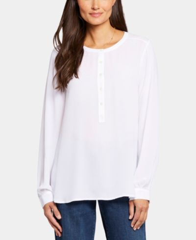Женский топ NYDJ Women's Simone с круглым вырезом