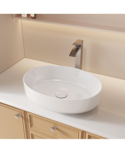 BUSDAYS Bothwa Home 11.21" CUPC Certified Single Handle Bathroom Sink Faucet (Brushed Nickel Finish)