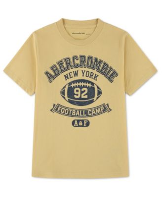 Детская футболка abercrombie kids Boys' 5-18 Football Camp Short-Sleeve