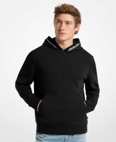 Мужское худи Michael Kors Ribbed Logo Pull-On Hoodie