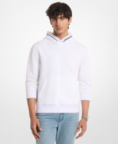 Мужское худи Michael Kors Ribbed Logo Pull-On Hoodie
