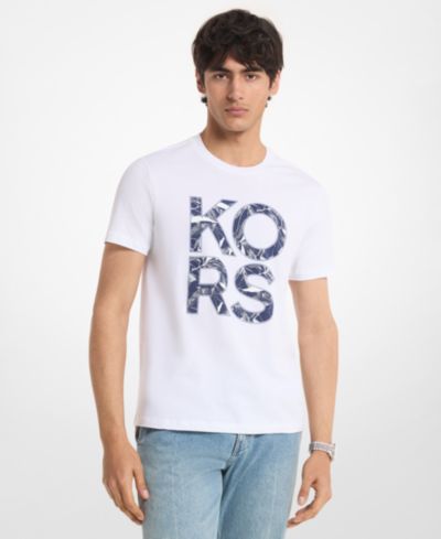 Мужская футболка Michael Kors Floral Logo Regular-Fit