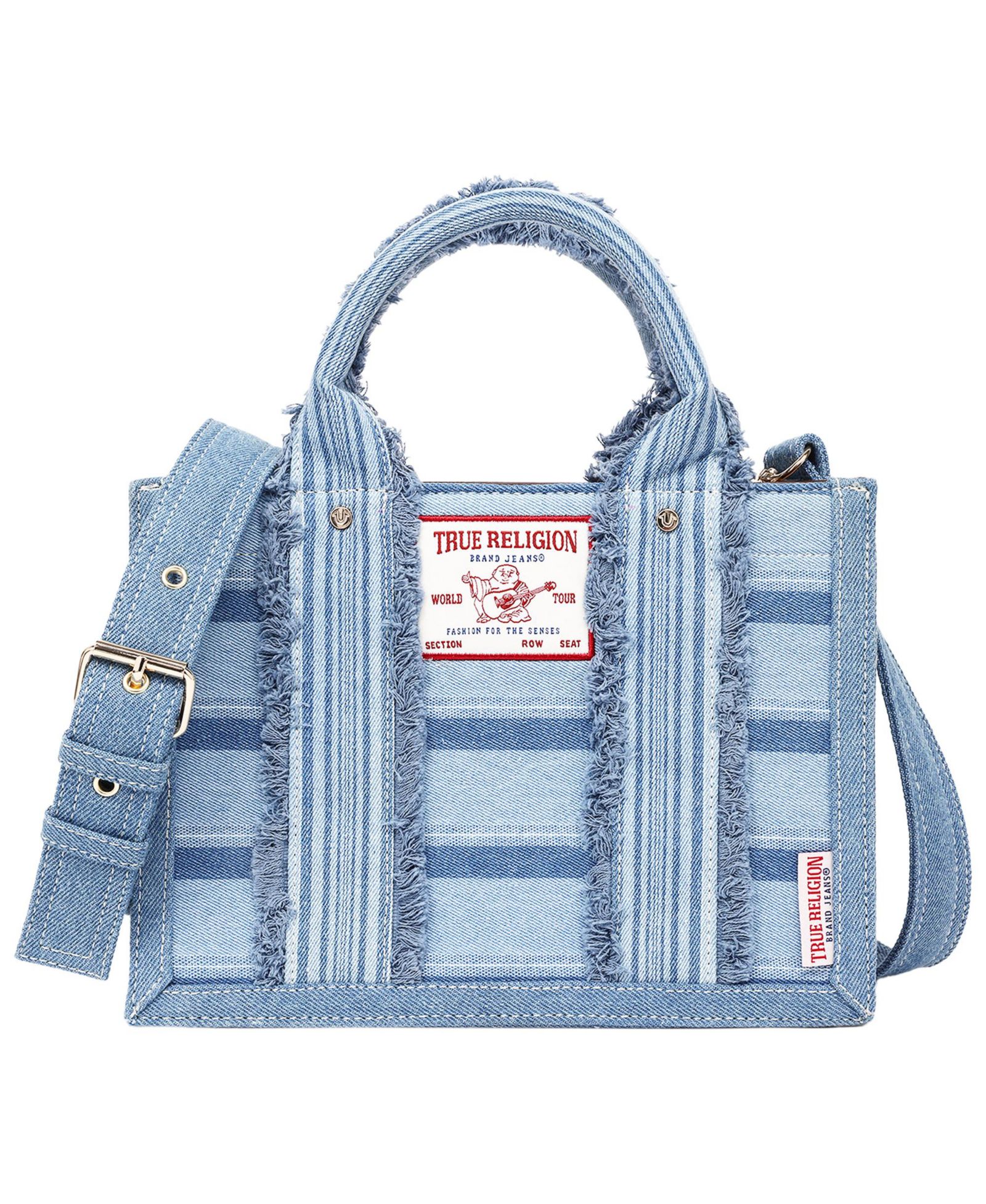 Сумка-тоут True Religion Multi-Stripe сremovable crossbody strap