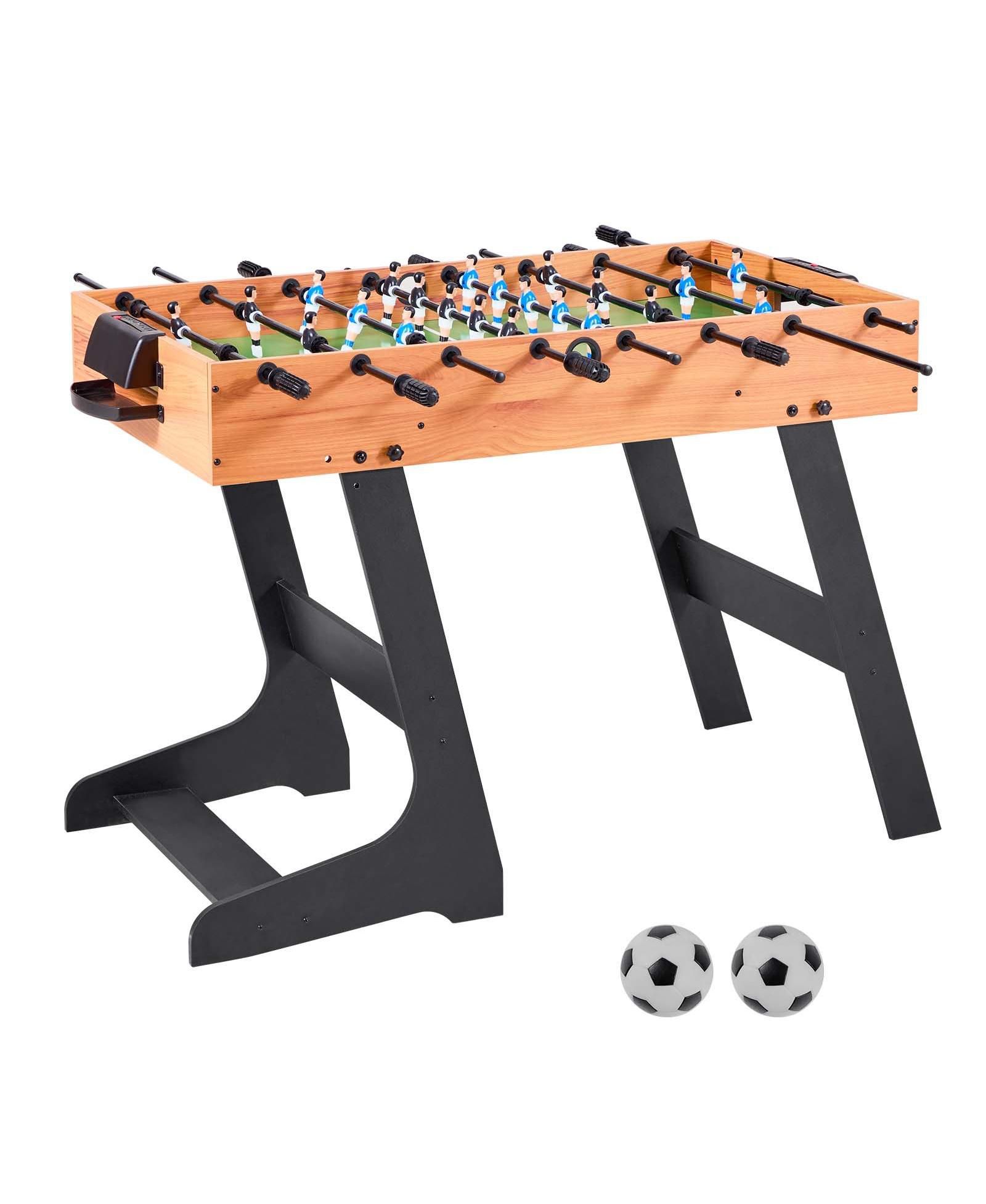 Складной стол для игры в настольный футбол Mecale 42 Inch с 2 мячами