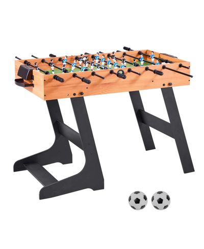 Mecale 42 Inch Folding Foosball Table with 2 Balls