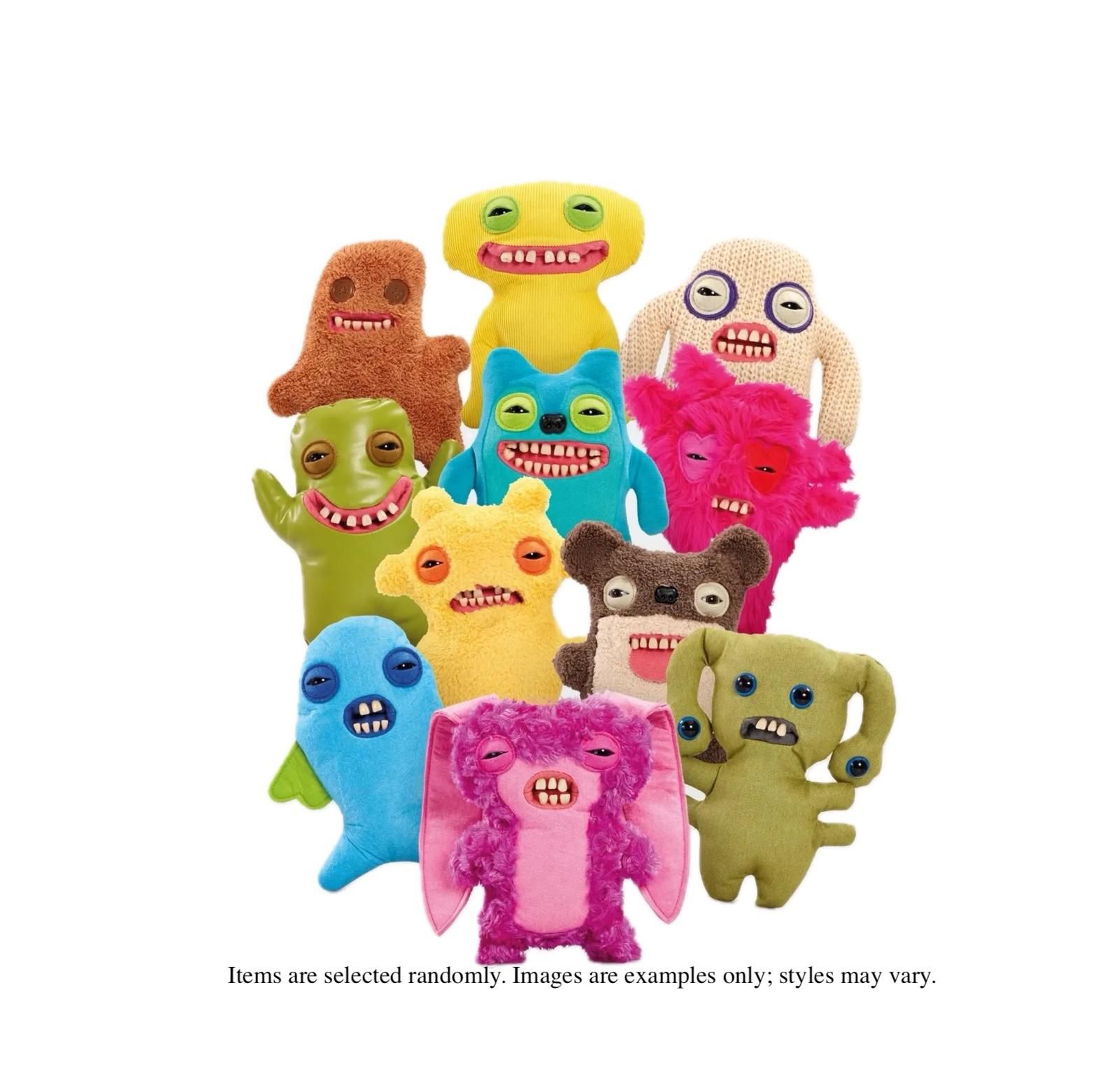 Fuggler Funny Ugly Monster слепая коробка 9" плюшевая игрушка, набор из 2 штук