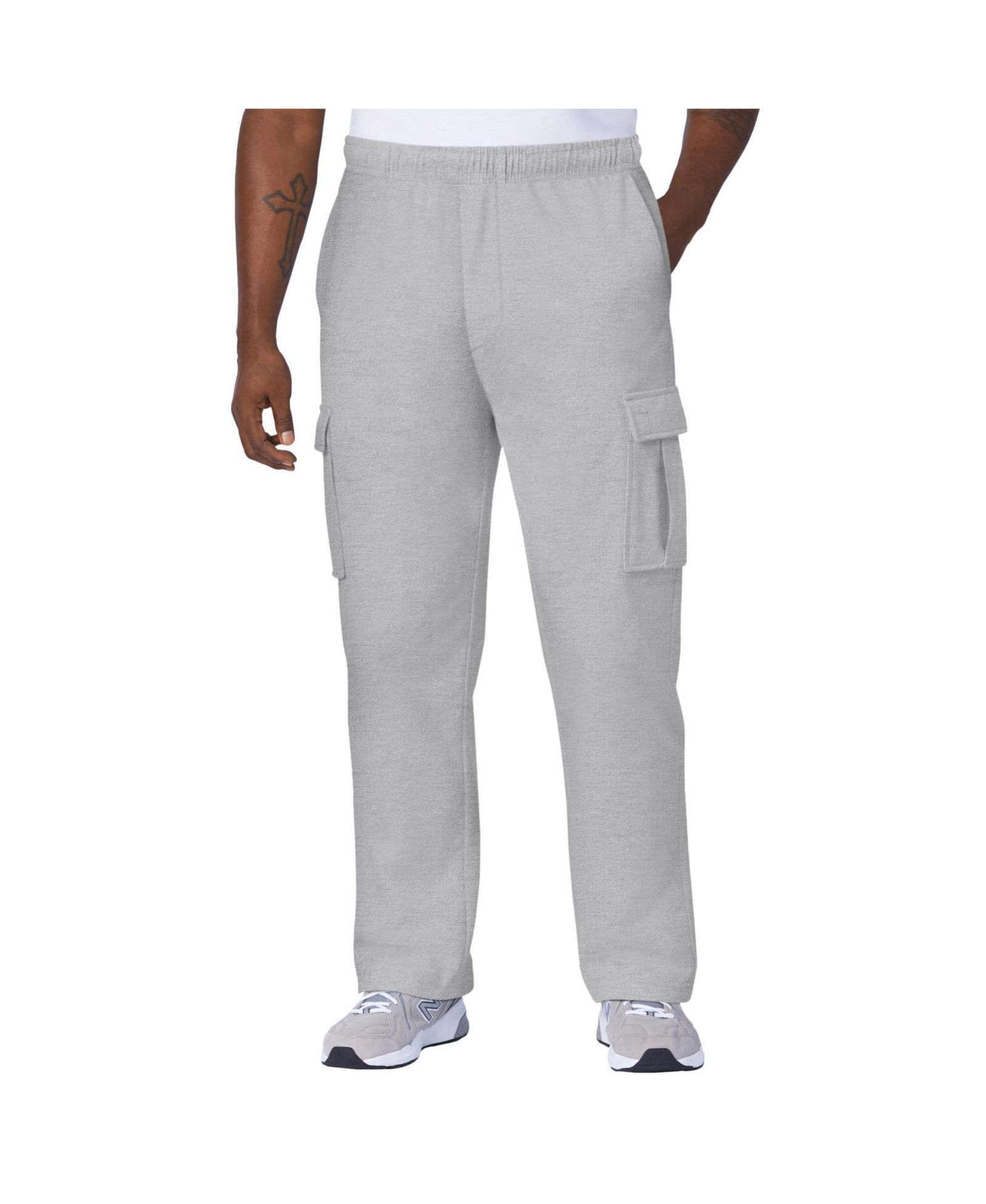 Мужские KingSize Reverse Weave Cargo Pants