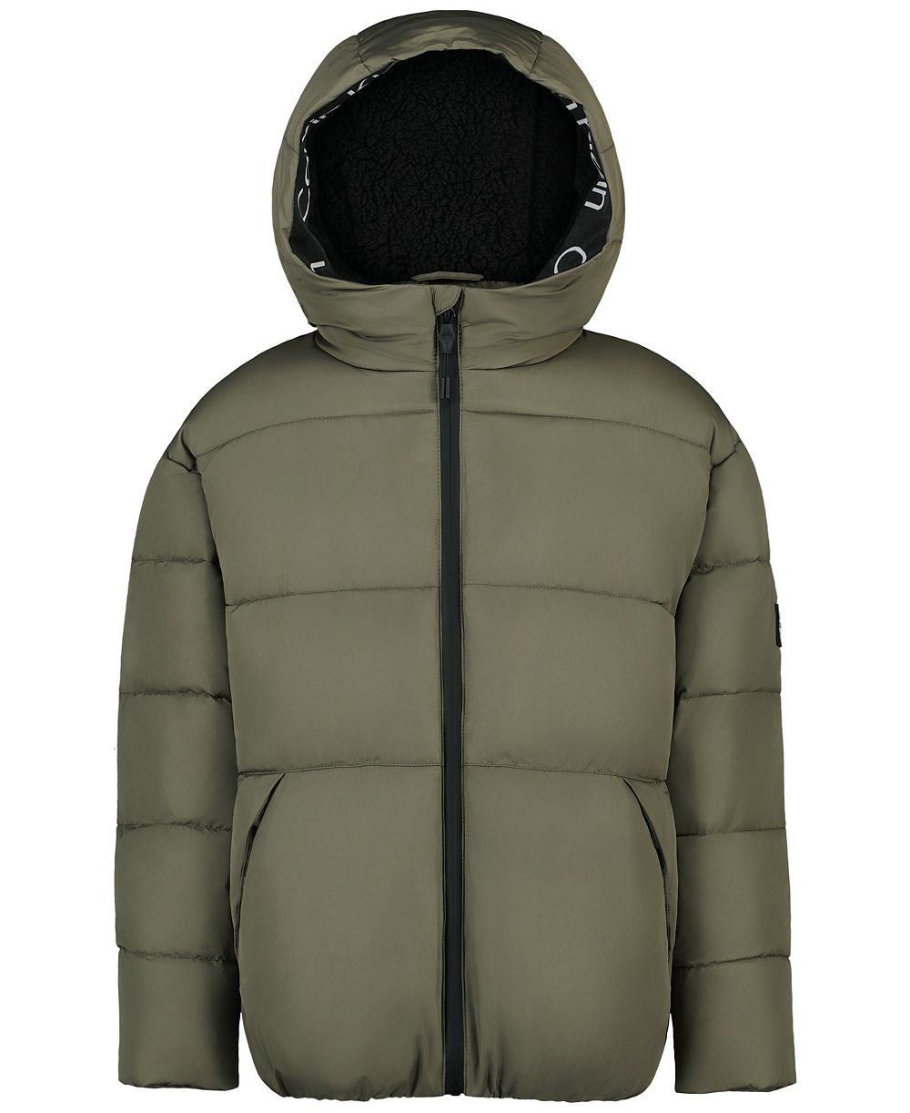 Calvin Klein Boys' 8-20 Relaxed-Fit Long-Sleeve Puffer Jacket