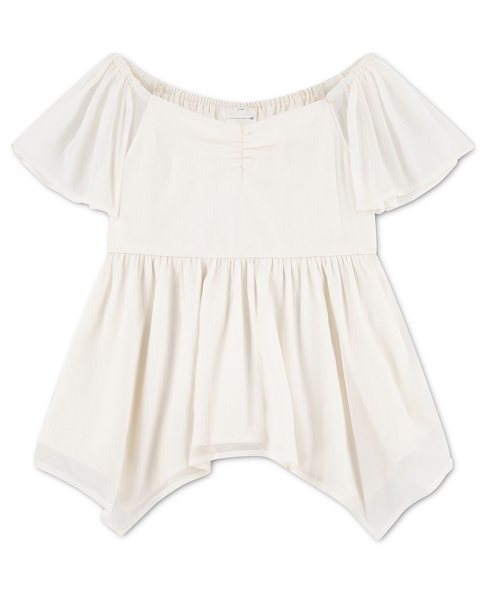 abercrombie kids Детский топ с коротким рукавом, для девочек