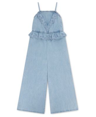 abercrombie kids Girls' 5-16 Sleeveless Denim Jumper