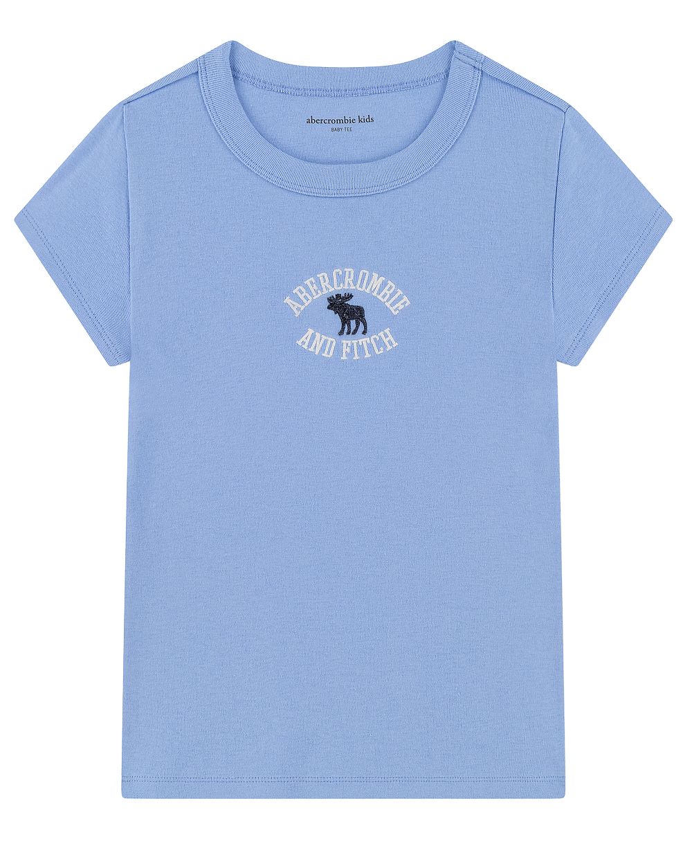abercrombie kids Детская футболка oversized с коротким рукавом 5-16