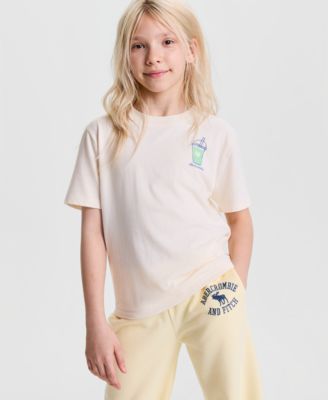 abercrombie kids Девичья футболка с коротким рукавом Matcha, размер 7-16