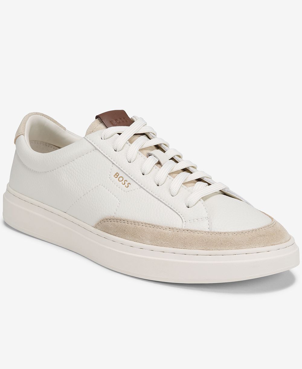 BOSS by Hugo Boss Men's Kieran Suede & Leather Tennis Sneakers