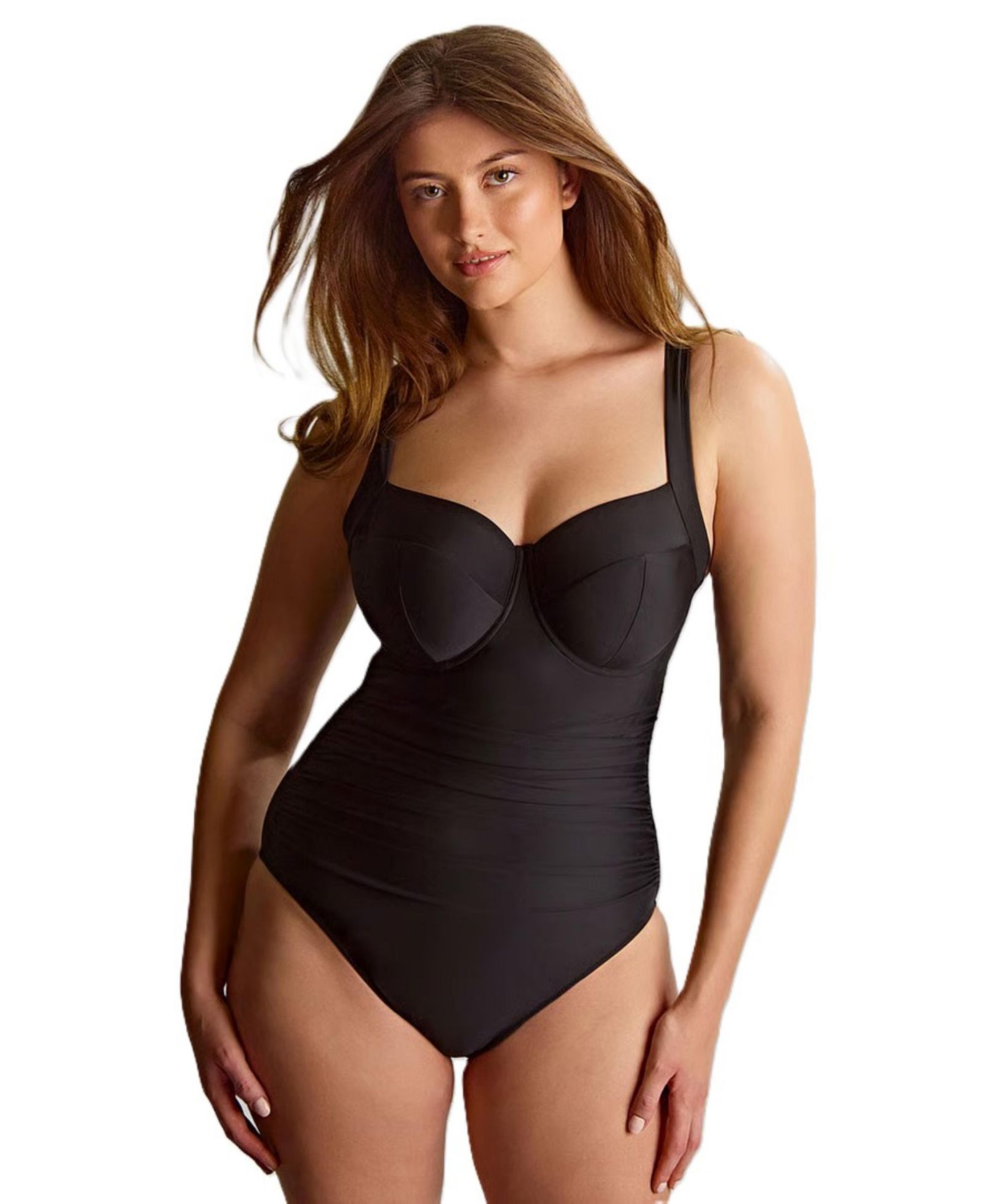 Женский Panache Lingerie Zadie Underwire Side Support Light Control One Piece Swimsuit